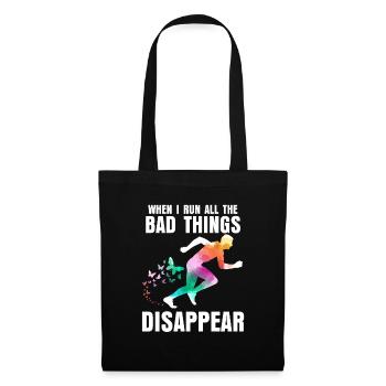 Running sports - Tote Bag - black - Front