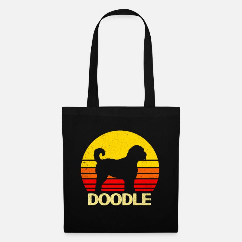 Doodle - Stoffbeutel - Schwarz
