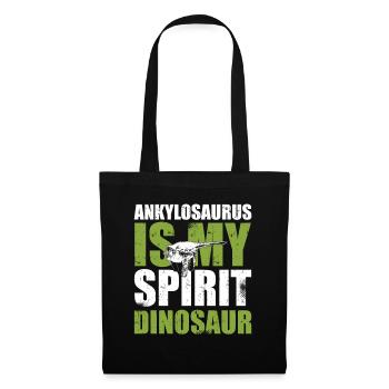 Ankylosaurus Ist Mein Spiritueller Dinosaurier - Stoffbeutel - Schwarz - Vorne