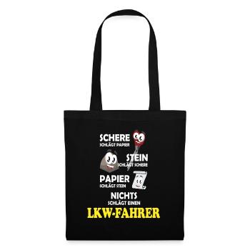 Truck driver - Tote Bag - black - Front