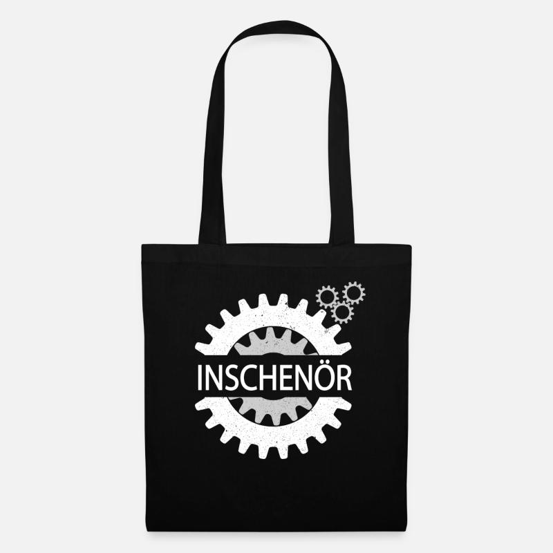 Inschenör - Ingeneur - Stoffbeutel - Schwarz