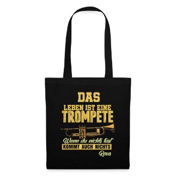 Trumpet life - Tote Bag - black - Front