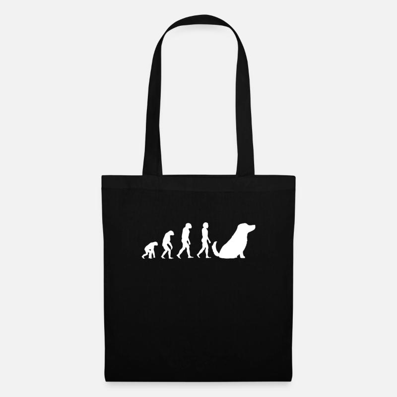 Dog Pet Evolution Propriétaire de chien - Sac en tissu - noir