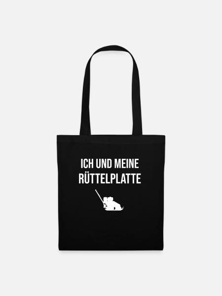 Bauarbeiter - Stoffbeutel - Schwarz