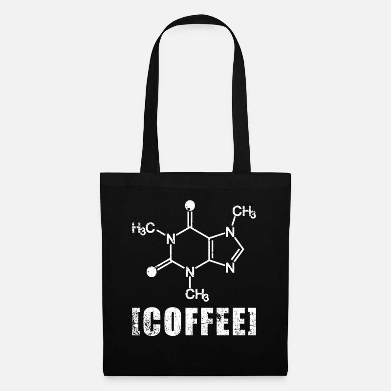 Formule de la chimie du café - Sac en tissu - noir