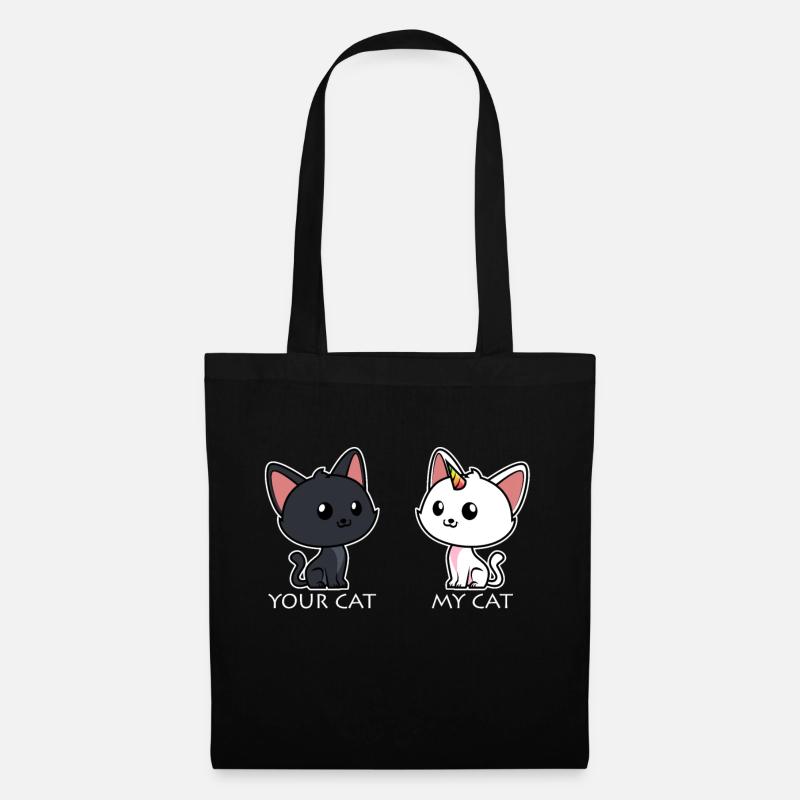 Ton chat Mon chat - Sac en tissu - noir