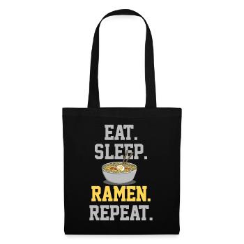 ramen - Stoffbeutel - Schwarz - Vorne