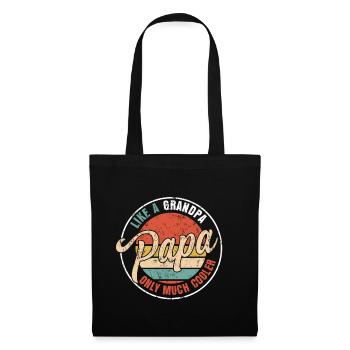 Cadeau fête des pères - Sac en tissu - noir - Devant