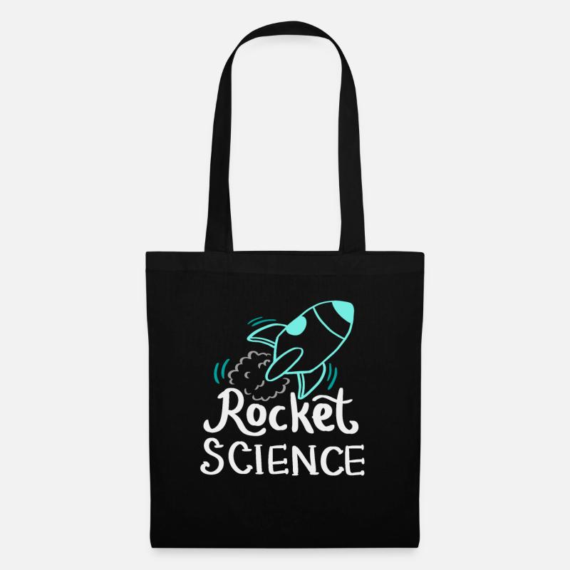 Chemise Rocket Science pour Science nerd - Sac en tissu - noir