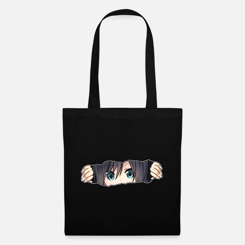 Anime Waifu - Stoffbeutel - Schwarz