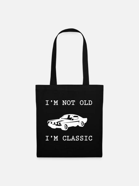 Classic Car - Stoffbeutel - Schwarz