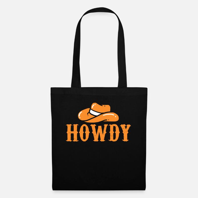Cowboy - Stoffbeutel - Schwarz