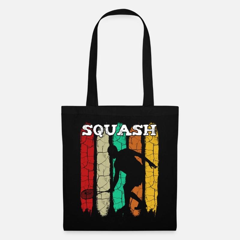 squash - Sac en tissu - noir