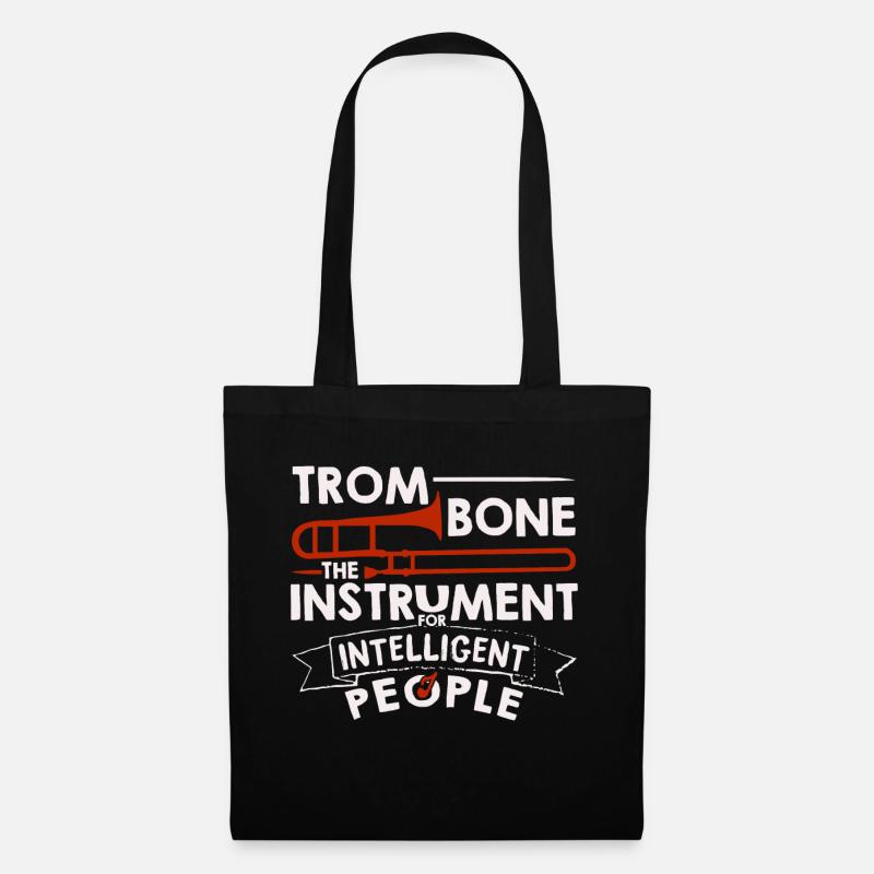 trombones - Tote Bag - black