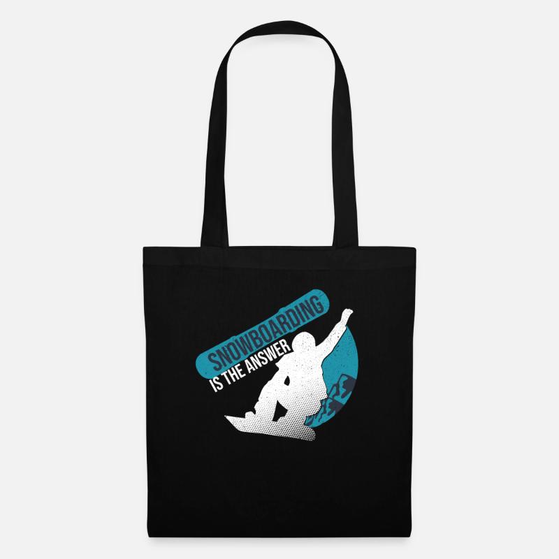 snowboard snowboard - Tote Bag - black