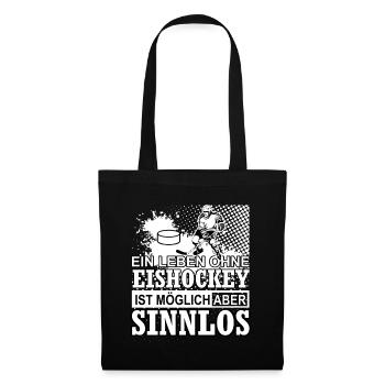 Ice hockey - Tote Bag - black - Front