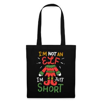 Elf Noël - Sac en tissu - noir - Devant