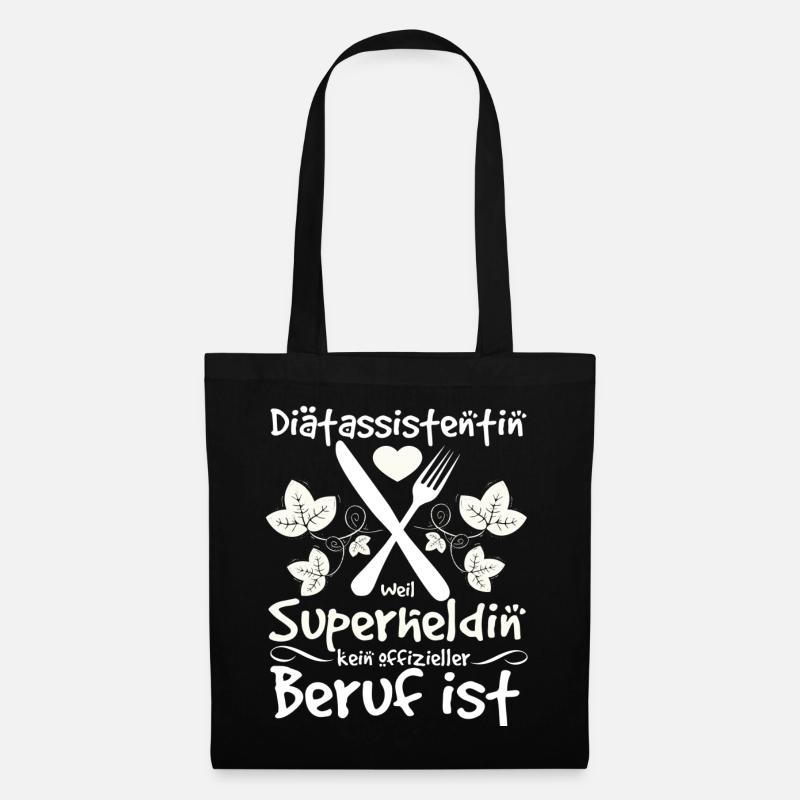 Diätassistentin - Stoffbeutel - Schwarz