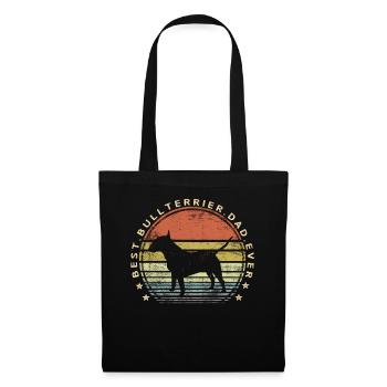 Best Bull Terrier Dad Ever Father's Day - Tote Bag - black - Front