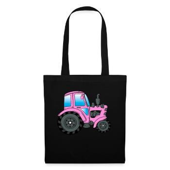 Tractor Trekker tractor driver - Tote Bag - black - Front