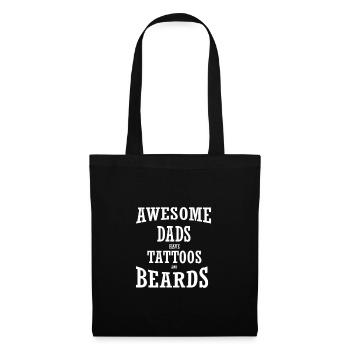 Father's Day Daddy Daddy Daddy Dad Dad Daddy - Tote Bag - black - Front