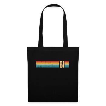 Vintage 81st - Tote Bag - black - Front