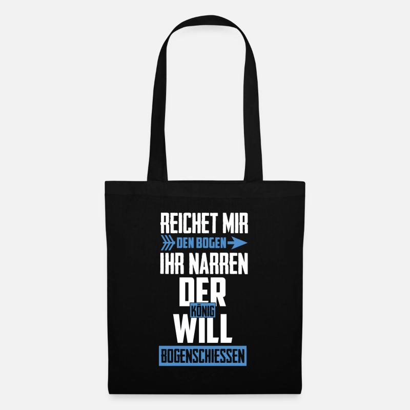 Bogenschießen Herren archer - Stoffbeutel - Schwarz