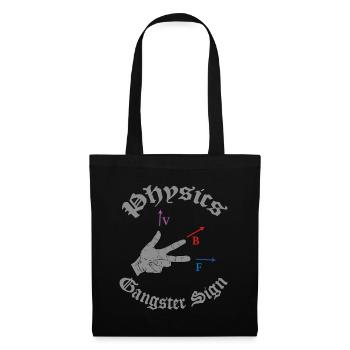 Physik Wissenschaft Naturwissenschaft Geschenk - Stoffbeutel - Schwarz - Vorne