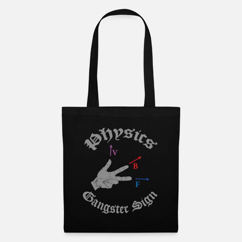 Physik Wissenschaft Naturwissenschaft Geschenk - Stoffbeutel - Schwarz