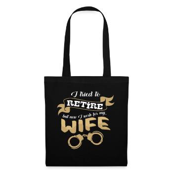 retirement - Tote Bag - black - Front