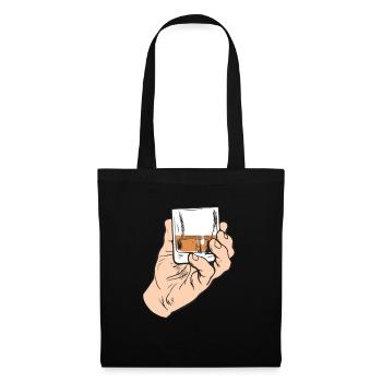 whisky - Sac en tissu - noir - Devant