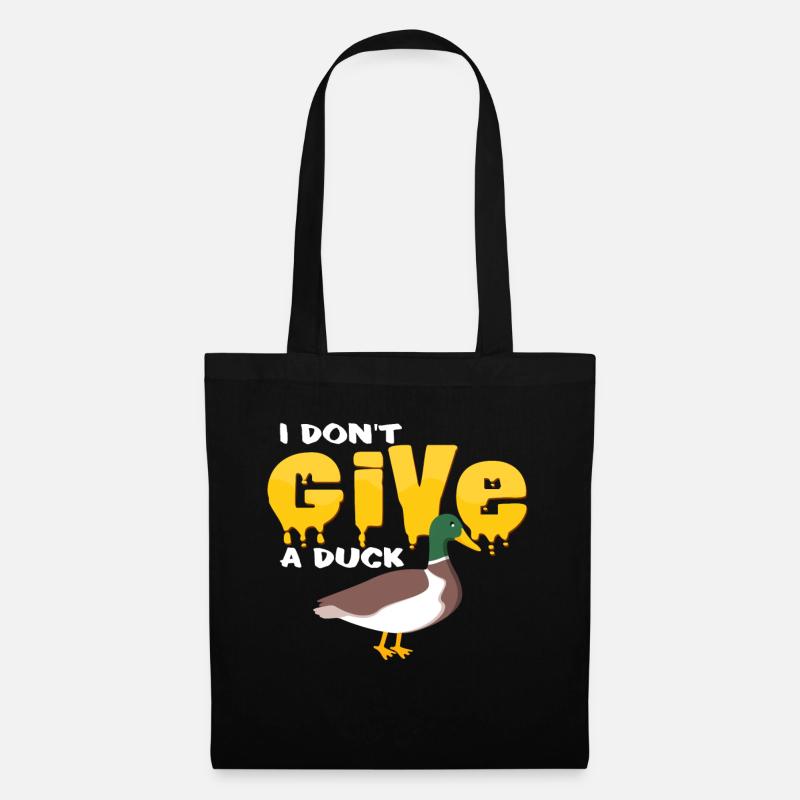 canards - Sac en tissu - noir