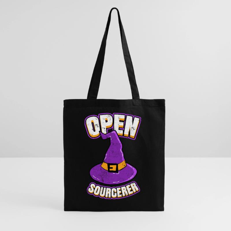 Open Sourcerer Programmierer Hacker Stoffbeutel