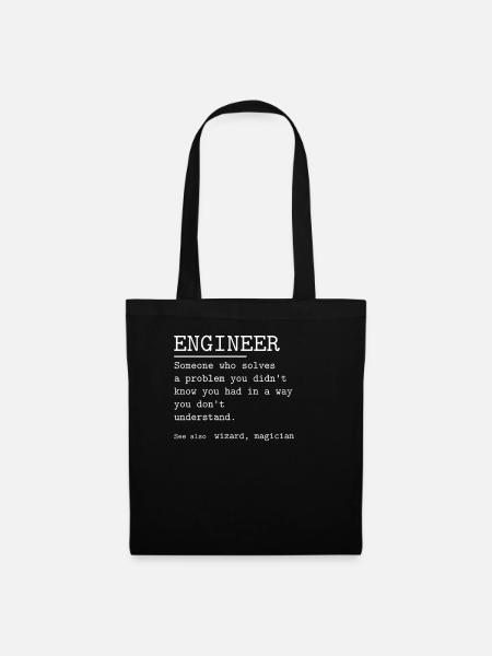 ENGINEER - Stoffbeutel - Schwarz