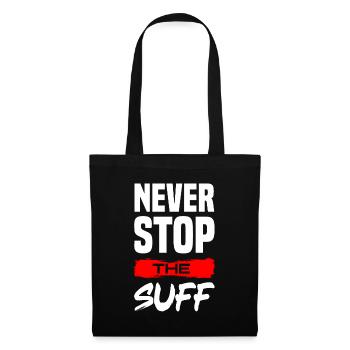 Never stop the SuffTour Party Pfeffi Goldi - Sac en tissu - noir - Devant