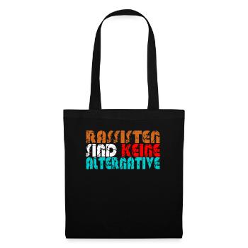 Alternative anti AFD contre la droite nazie - Sac en tissu - noir - Devant