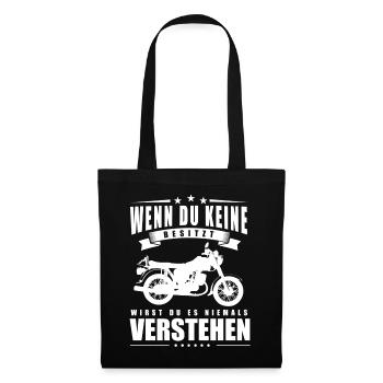 Wenn du keine Besitzt wirst du es nie Verstehen - Stoffbeutel - Schwarz - Vorne
