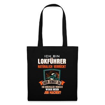 Train driver train - Tote Bag - black - Front