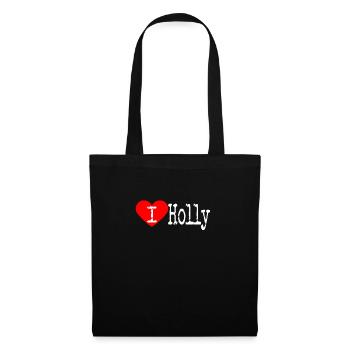 I Heart Holly | J’adore Holly Ilex - Sac en tissu - noir - Devant