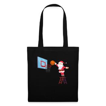 Basketball Santa Claus - Tote Bag - black - Front