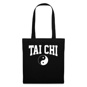 Tai chi - Sac en tissu - noir - Devant