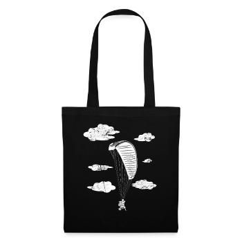 Paraglider paraglider pilot gift - Tote Bag - black - Front