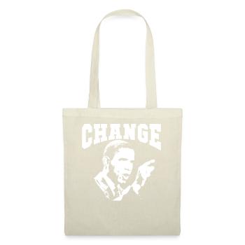 Obama | Le changement évite le dogme et la peur de l’inconnu - Sac en tissu - nature - Devant
