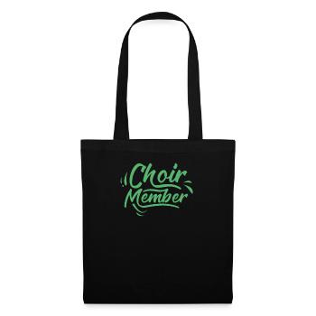 Chanteurs Choeur Chanteurs Chant Choeur Choeurs Choeur - Sac en tissu - noir - Devant