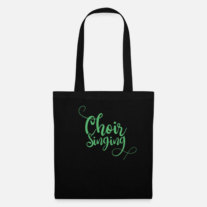 Chor Sänger - Stoffbeutel - Schwarz