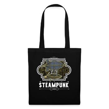 Steampunk Zepellin - Tote Bag - black - Front