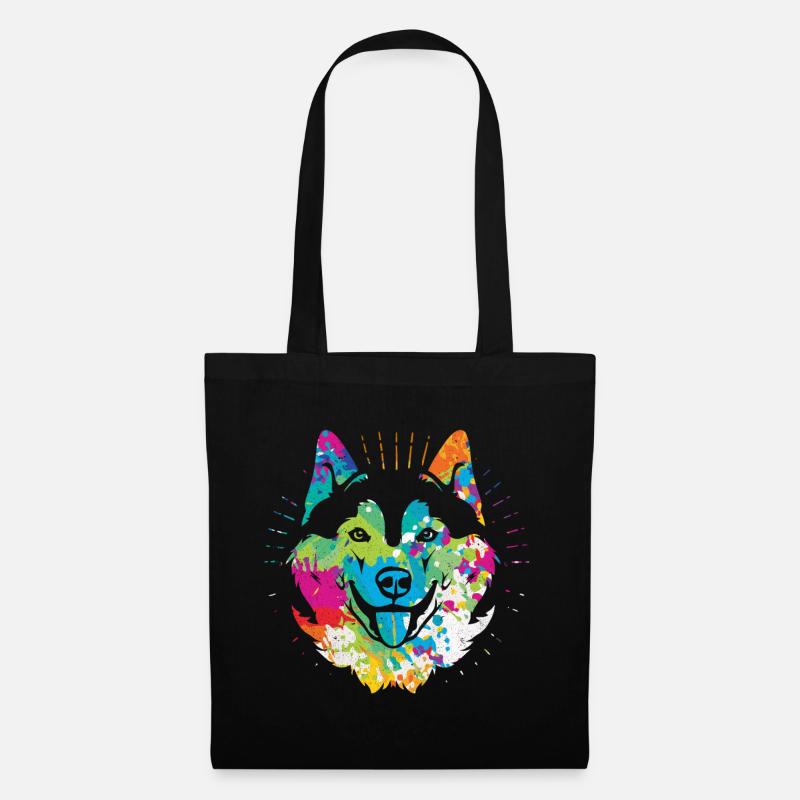 Husky - Tote Bag - black