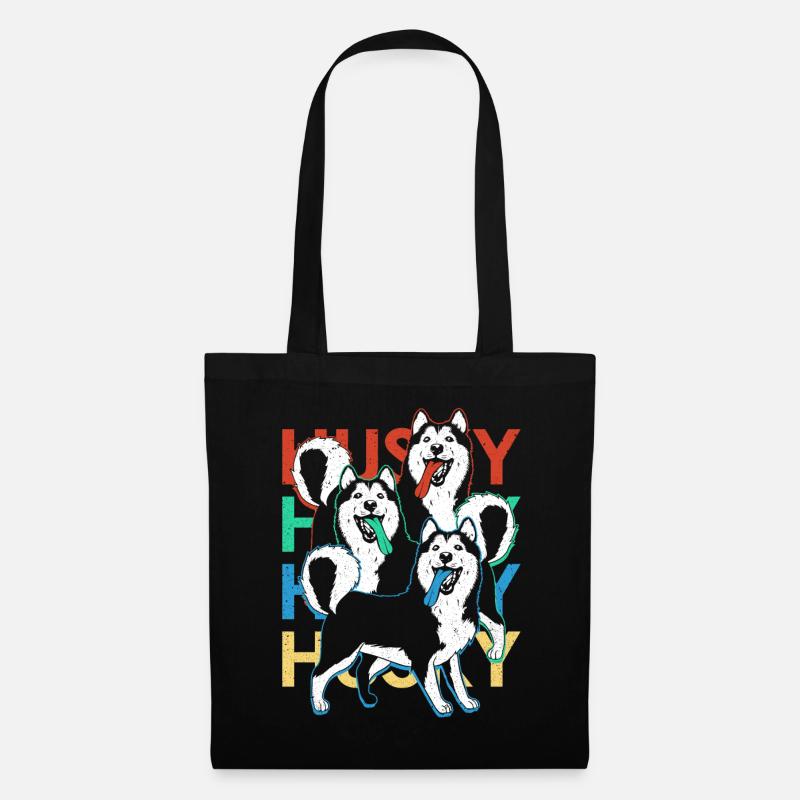 Husky - Tote Bag - black