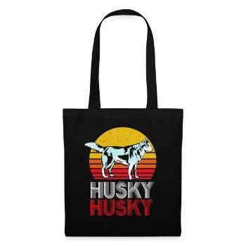 Husky - Tote Bag - black - Front