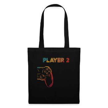 Gaming Player 2 Gift idea - Tote Bag - black - Front